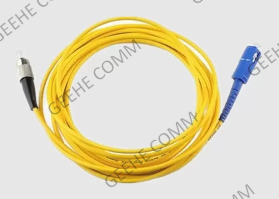 2.0mm Simplexsc aan Koord van het de Vezel het Optische Flard van FC 9/125um