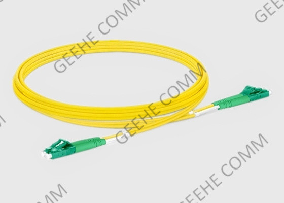 LC APC aan LC-APC Duplexos2 Enige van het de Vezel Optische Flard van Wijzepvc Kabel 5M 2.0mm