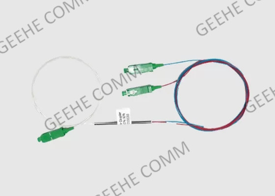 SM het standaard1x2-Type van Vezelkoppeling 1310nm 1550nm 1M Fiber Long 900um