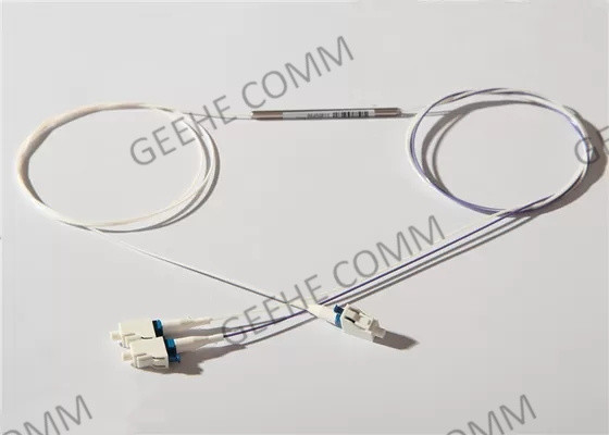 900um SM 1550nm 50/50 Gespleten 1x2-Vezel Optische Koppeling