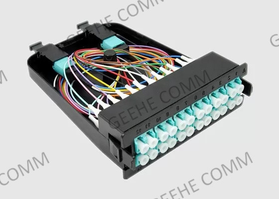 Duplexlc/upc aan Mannelijke HD 1U de Vezel Optische Bijlage van 24F MPO