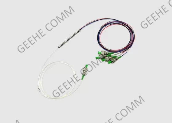 WDM van de staalbuis FBT Optische 1310 1550nm 1×4 Vezelkoppeling