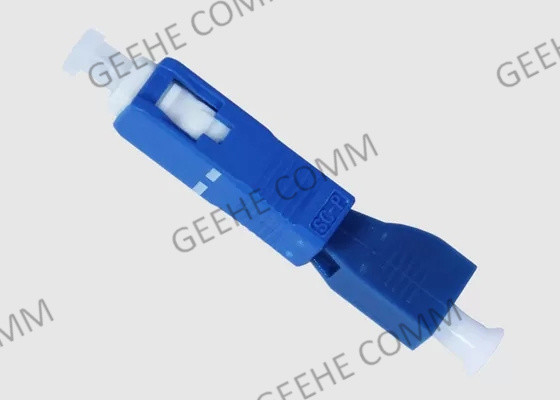 Blauw FTTH-Mannetje aan Vrouwelijk Vezelsc aan LC-Adapter