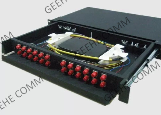 Zirconiumdioxydetussenvoegsel Singlemode 2U 24 Optisch het Flardcomité van de Havenfc Vezel
