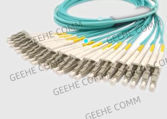 144 de Kabel van de vezelsom3 LC Dulpex 100G MPO Vezel