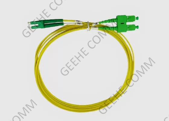 50/125 Duplexlc-APC aan Sc-APC Vezel Optisch Jumper Cable Single Mode