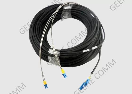 Multimode 3.0mm Corning OFNR Duplexkoord LC van het Vezel Optische Flard aan LC 100M