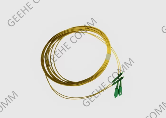 90 Graadlaars het Flardkoord van 9/125 Micron Duplex lc-Sc UPC SM voor CATV
