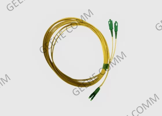 90 Graadlaars het Flardkoord van 9/125 Micron Duplex lc-Sc UPC SM voor CATV
