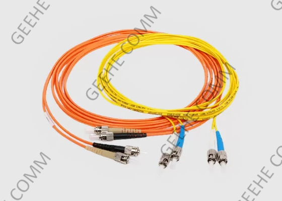3 meterduplex 62.5/125 ST aan ST Vezel Jumper Cable van OM1
