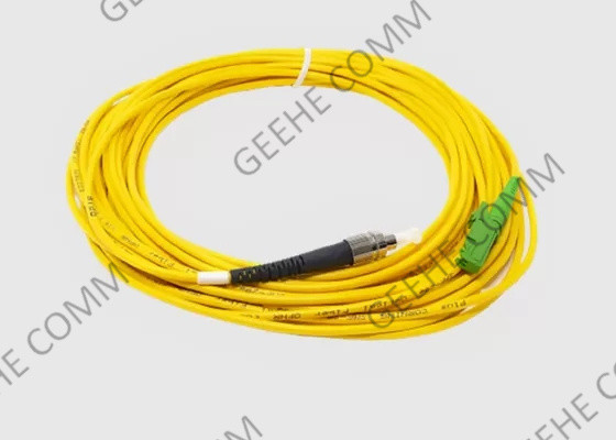 9/125 OS2-Duplex 2.0mm Enig het Flardkoord 10m E2000/APC van de Wijzevezel aan FC/UPC