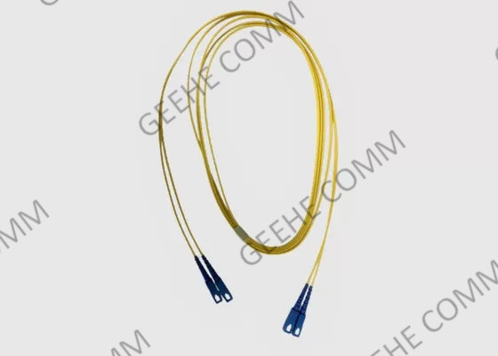 van het Jasje het Duplex 9/125 PC Sc-Sc van 3M Yellow LSZH Koord van het de Vezelflard