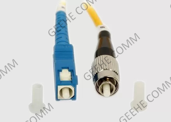 2.0mm Simplexsc aan Koord van het de Vezel het Optische Flard van FC 9/125um