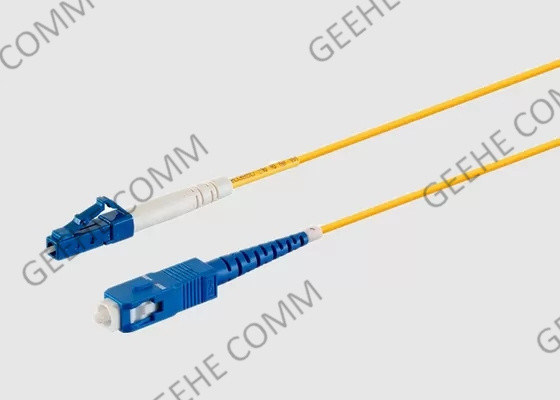 Enige Wijze LC aan Sc 2.0mm Koord van het Vezel het Optische Flard