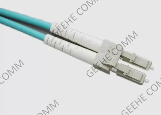 3M-kabel van de de wijzevezel van pvc Aqua Jacket Duplex OS2 LC aan LC de enige