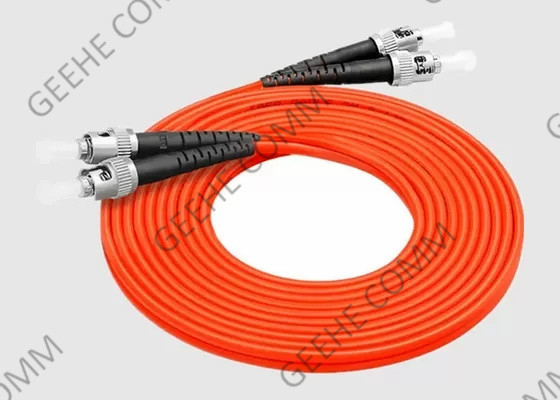 FC aan ST Duplexom3 0.9mm 1m Koord van Multimode Vezel het Optische Flard