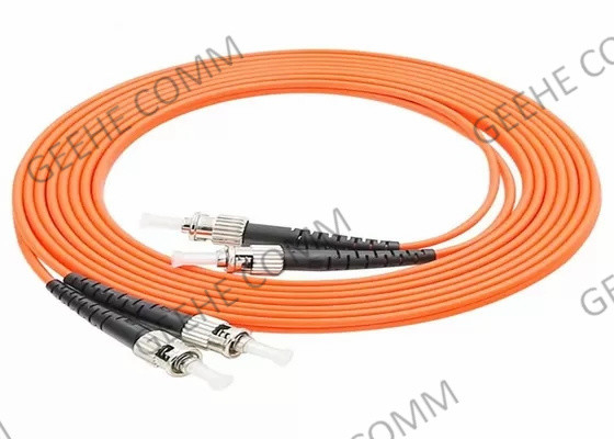 FC aan ST Duplexom3 0.9mm 1m Koord van Multimode Vezel het Optische Flard