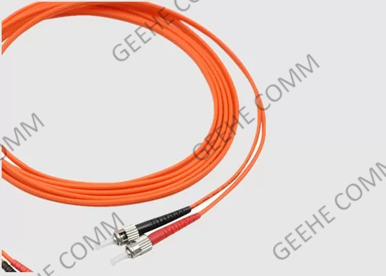 FC aan ST Duplexom3 0.9mm 1m Koord van Multimode Vezel het Optische Flard