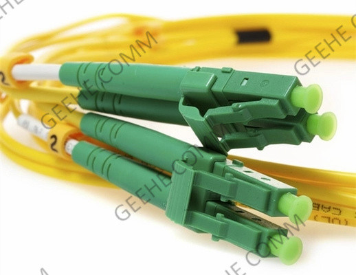 LC APC aan LC-APC Duplexos2 Enige van het de Vezel Optische Flard van Wijzepvc Kabel 5M 2.0mm
