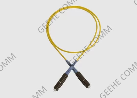 Het gele 2.0mm MU Koord van het Schakelaar Multimode Duplexflard