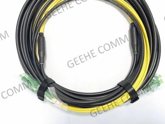 4 kabels van de vezel singlemode doorbraak, 12m