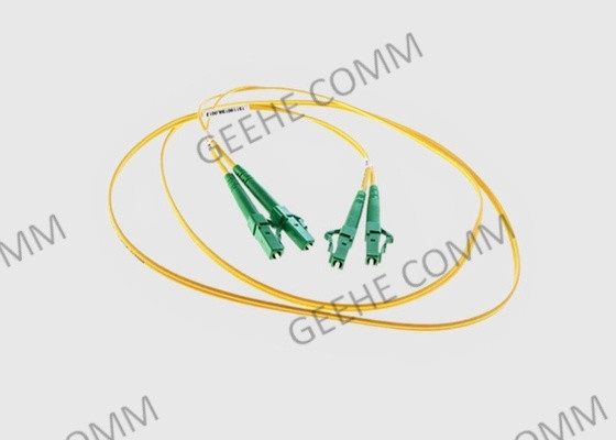 Multimode pvc van lc-LC G657A (OFNR) Duplex 100M Fiber Patch Cord