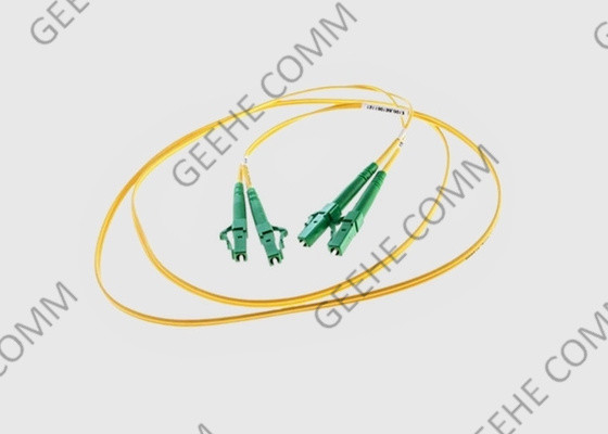 Multimode pvc van lc-LC G657A (OFNR) Duplex 100M Fiber Patch Cord