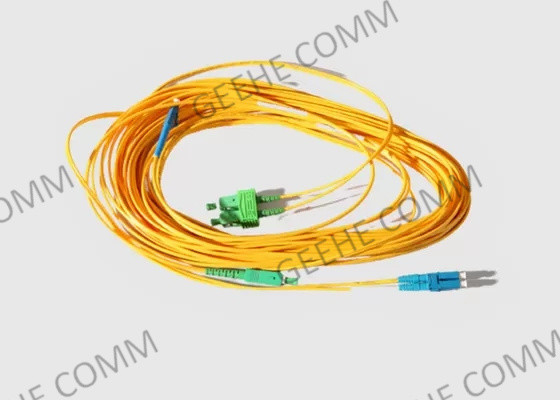Van de Wijzesc UPC van pvc van FTTH Binnen 2.0mm Enige de Vezel Optische Verbindingsdraden