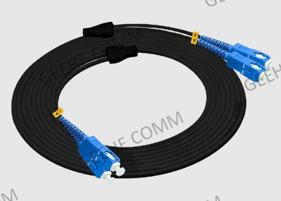 Optisch het Flardkoord 10m Multimode Simplex Sc van de Preterminatedvezel aan Sc-Flardkoord