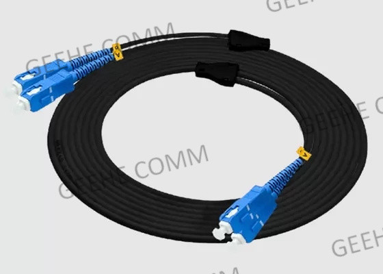 Optisch het Flardkoord 10m Multimode Simplex Sc van de Preterminatedvezel aan Sc-Flardkoord