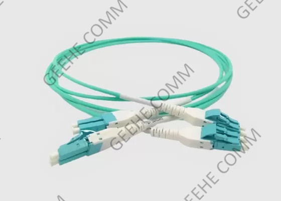 Multimode Duplexlc/lc Uniboot het Flardkoord van 50 Micronaqua OM4