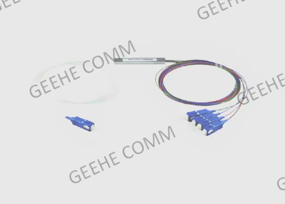 1x4 Mini Module 900μm Singlemode de Vezel Optische Y Splitser van SC/UPC LZSH