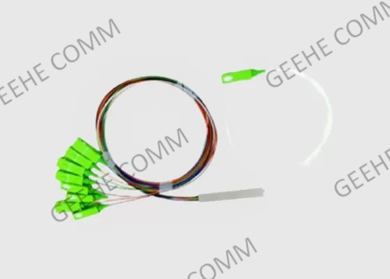 Enige de Buis1x8 SC/APC Mini Fiber Optic PLC van het Wijzestaal Splitser 0.9mm