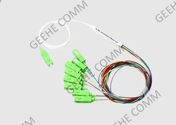 Enige de Buis1x8 SC/APC Mini Fiber Optic PLC van het Wijzestaal Splitser 0.9mm