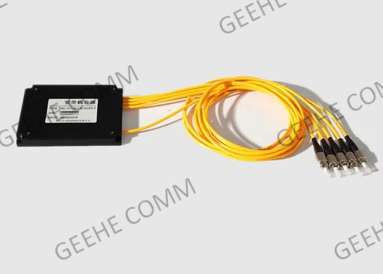 FC/APC 1x4 2.0mm Doostype Vezel Optische Splitser met de Schakelaar van FC UPC