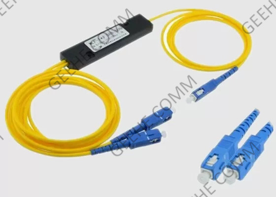 Openlucht blockless 1.5M SC/APC Splitser 2 van de Vezel Optische Kabel in uit