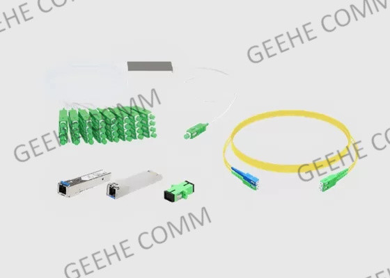 FTTX-Optische Splitser van de Netwerksc/apc de Mini1×2 Vezel