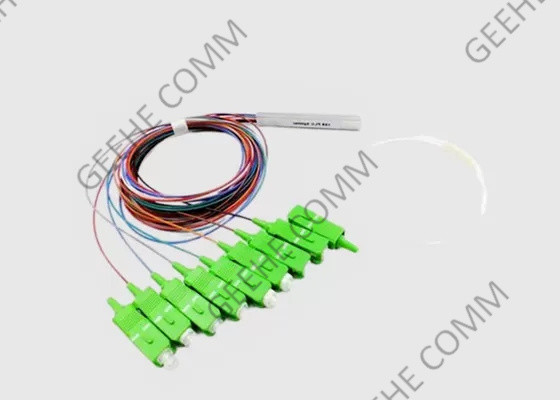 1×8 staalbuis SC/APC Mini Fiber Optical Cable Splitter