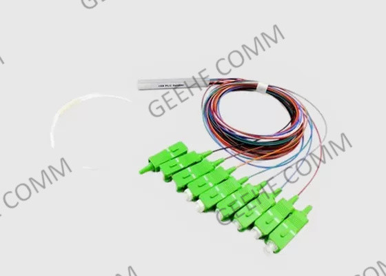1×8 staalbuis SC/APC Mini Fiber Optical Cable Splitter