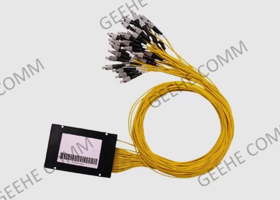 1×32 PLC de Splitsers Plastic ABS van de Vezel Optisch Kabel Doospakket 2.0mm de Schakelaars van FC UPC