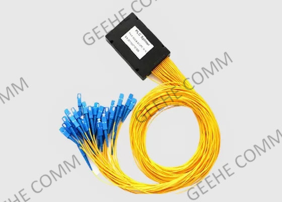 1x32 PLC-vezelkabelsplitter SC/UPC 900UM 1.5M ABS-boxoptische splitter