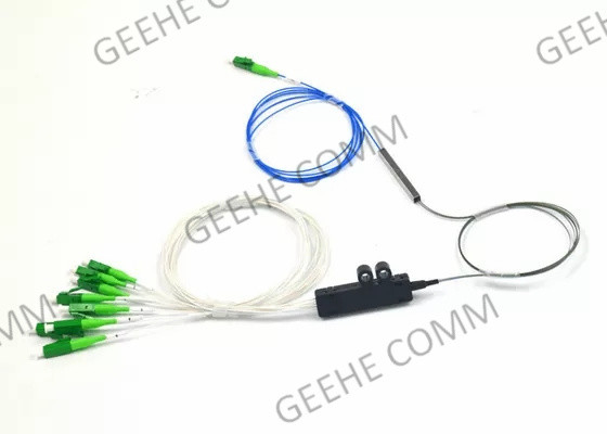 8 Optische Plc van de kernen1x8 Vezel Splitser met LC/APC-Schakelaars