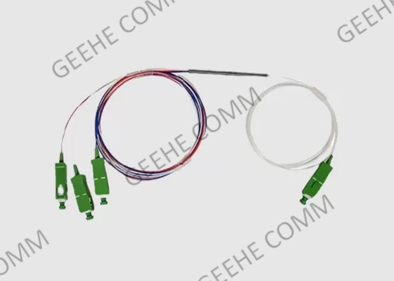 1x3 kies de Vezel Optische Koppeling 1310nm 1550nm van het Wijze Drievoudige Venster uit