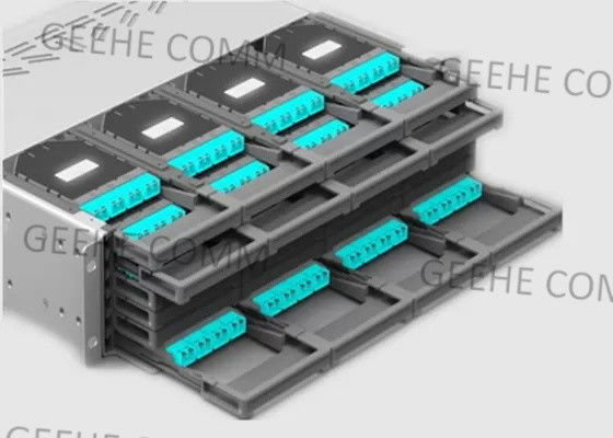 MPO Cassettes 96F MPO 1U Patch Paneel compatibel met 10G 40G 100G Datacenternetwerken die een glasvezel managementsysteem bieden