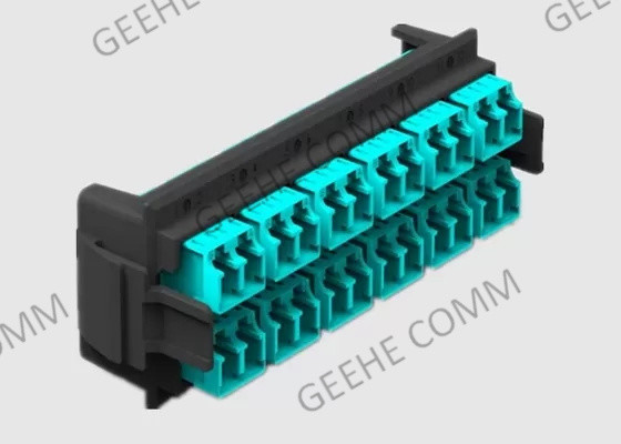 Front Facing Multimode OM3 100G MTP aan het Flardcomité van LC HD