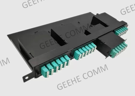 Duplexlc/upc aan Mannelijke HD 1U de Vezel Optische Bijlage van 24F MPO