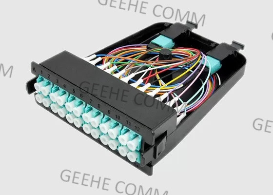 Duplexlc/upc aan Mannelijke HD 1U de Vezel Optische Bijlage van 24F MPO