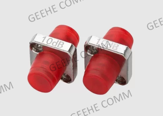 De groene Optische Adapter fc-FC van de Kleuren Multimode Vezel met Rechthoekige Flens
