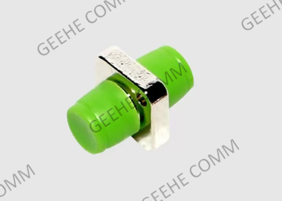 De groene Optische Adapter fc-FC van de Kleuren Multimode Vezel met Rechthoekige Flens