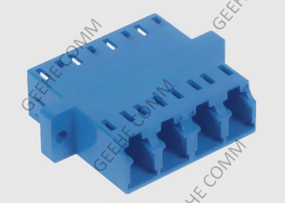 Duplex Singlemode van de de Vierlingkoppeling van lc-LC OS1 Ceramische de Vezel Optische Adapters